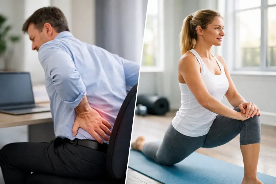 Hip Pain Caused by Poor Posture and What Helps