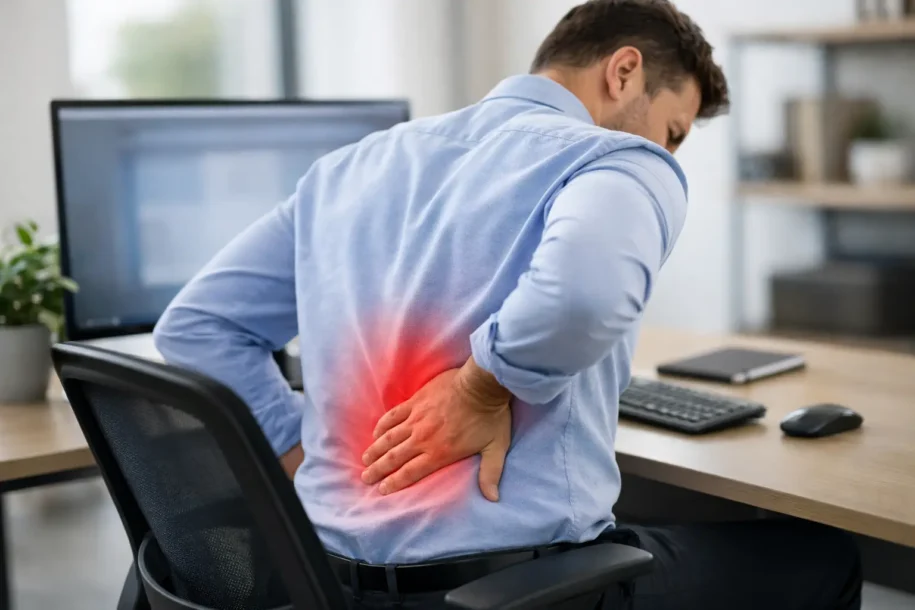 Lower Back Pain When Sitting at a Desk Explained