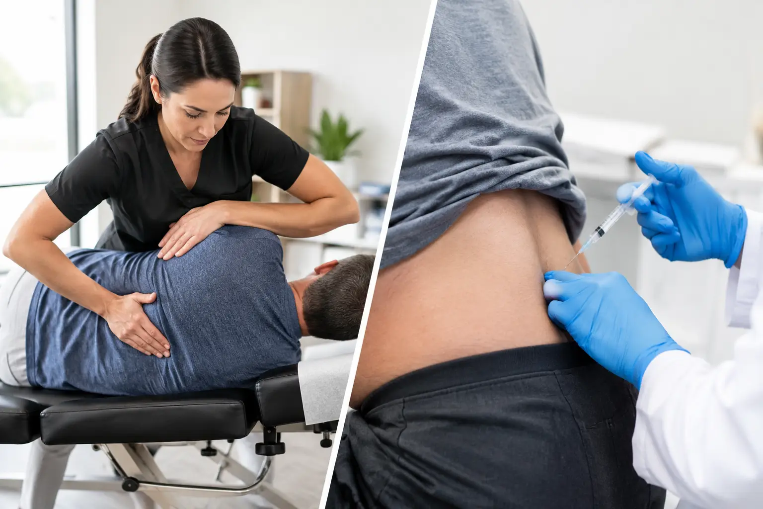 Chiropractic Care Versus Injections for Back Pain