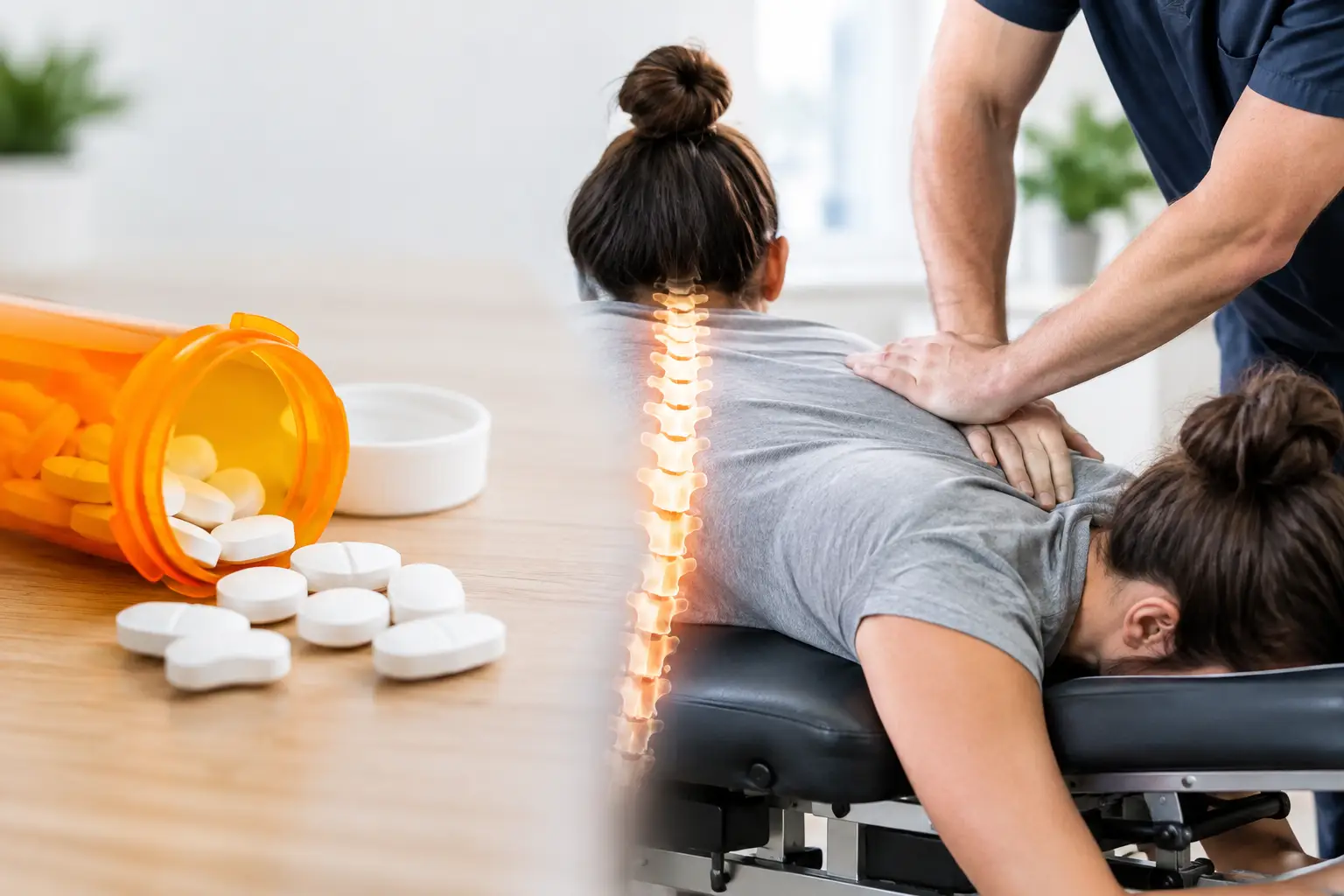 Painkillers Versus Chiropractic for Back Pain